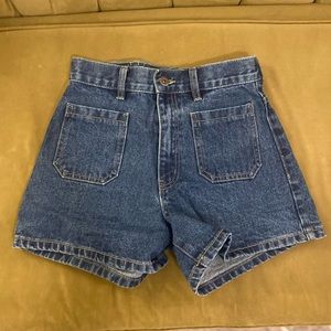 High Waisted Jean Shorts